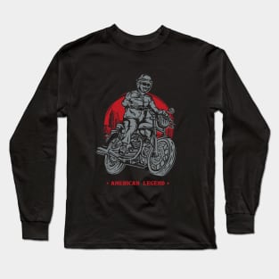 American Legend Motorcycle Long Sleeve T-Shirt